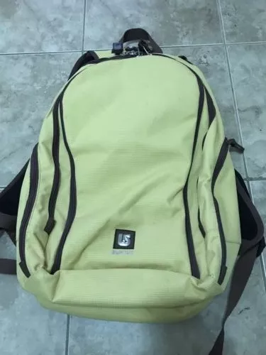 Burton Experience Backpack Yellow Laptop Pockets After Show Retired GUC