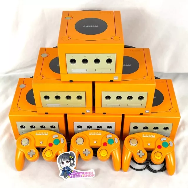 Nintendo GameCube-Konsole mit ausgewähltem OEM-Controllerkabel, japanische... 3