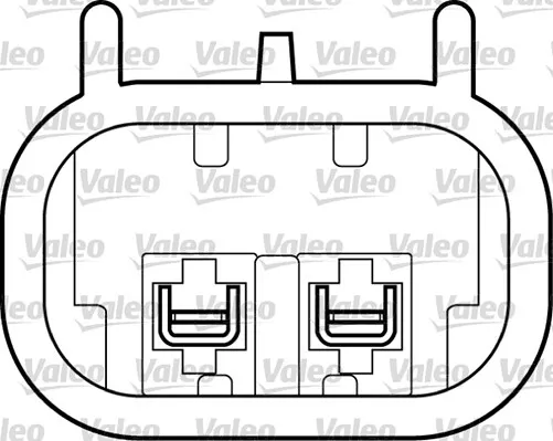 VALEO Fensterheber 2-polig mit Elektromotor Vorne (850443) für VW Transporter T4