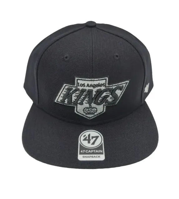 Los Angeles Kings hat cap '47 Captain No Shot Black Snapback Adjustable new NHL