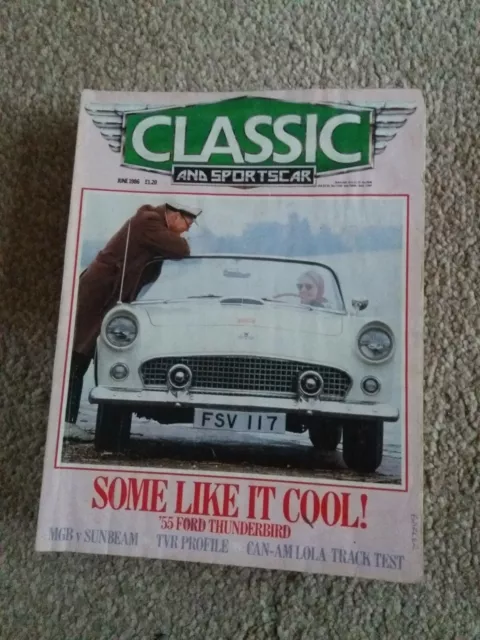 Classic and Sportscar Cars Magazine June 1986