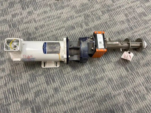 Seepex Progressive Cavity Pump/Motor. 1/2 HP. 24 GPH. Used / Parts