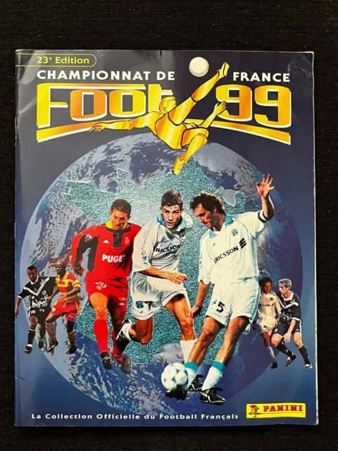 Panini Album Complet Championnat De France Foot 1999 Tbe Collector