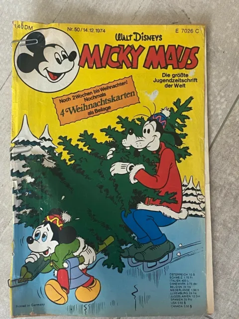 Walt Disneys Micky Maus Nr. 50 / 14.12.1974 