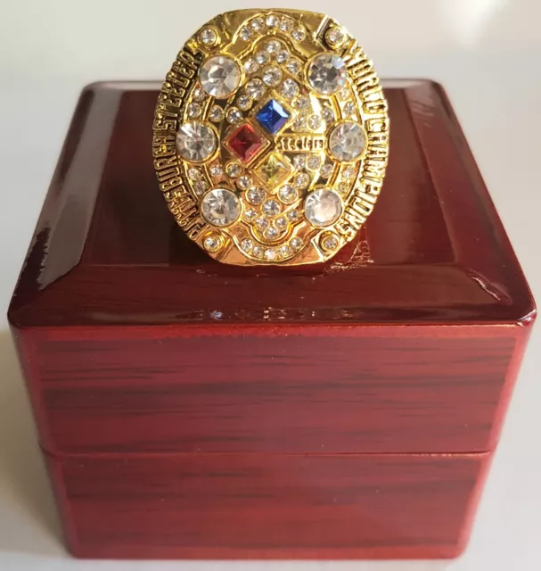 PITTSBURGH STEELERS - NFL Superbowl Championship ring 2008 with box