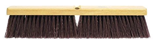 Weiler 420 Deck Brush Head - Polypropylene 3 1/4 in Bristle - 18 in Hardwood
