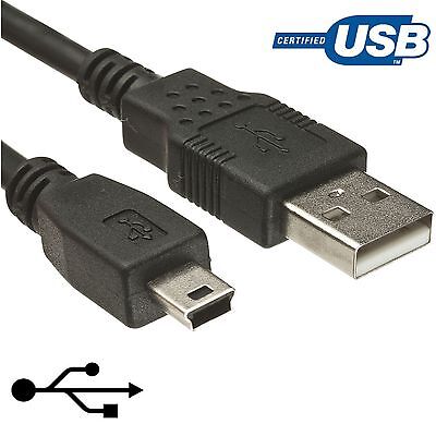 la recharge & données Mini USB Câble pour Vidéo Caméra 