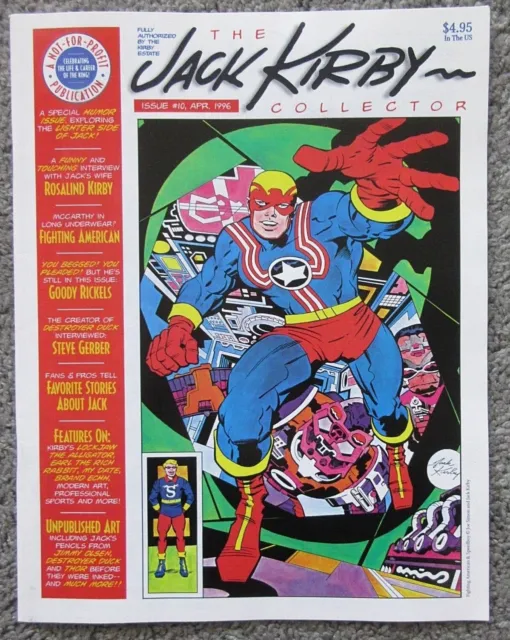 Mint New 1996 Jack Kirby Collector Magazine #10  Comic Book Art Steve Gerber
