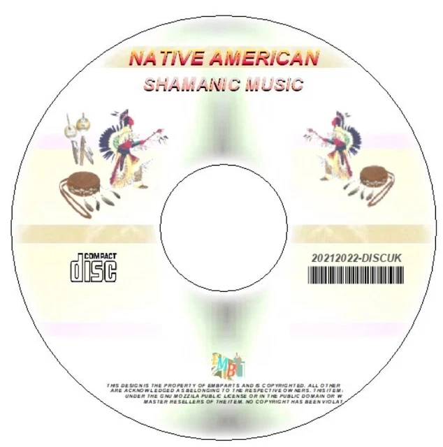 Native American Music Cd Shamanic Drums Chants Rattles Meditation