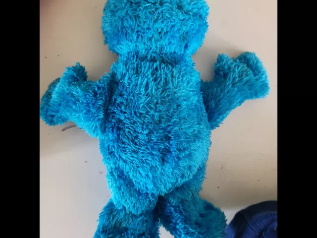 SESAME STREET Count n Crunch COOKIE MONSTER 10" Plush Talking(Hasbro 2010)