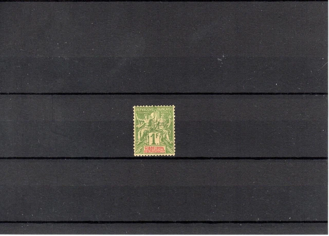 Timbre Guadeloupe France Colonie 1892 N°39 Neuf* Mh