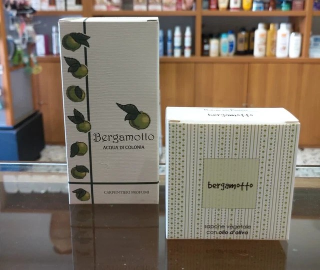 Bergamotto Acqua di Colonia spray Carpentieri Profumi 50 ml. sapone 80 gr.