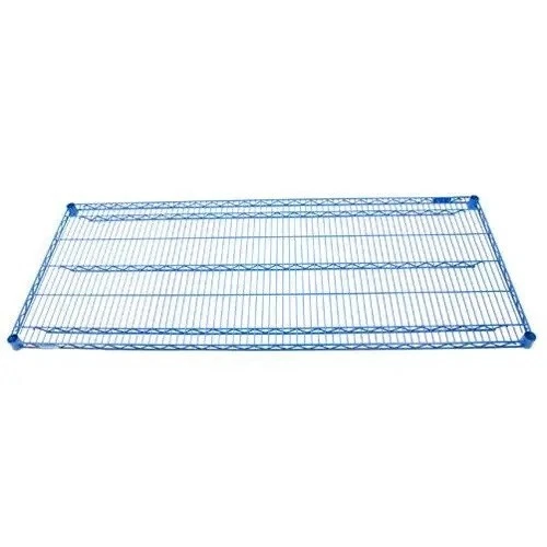 CenPro 30V-A35 Heavy Duty Wall Mount Wire Shelf, 24"x24", Blue Epoxy Finish