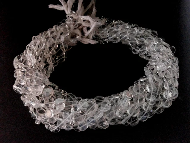 Perles Rondes En Quartz Naturel Mat De 8 Mm Pour La Fabrication De Bijoux, Bracelets, Pierre D'énergie Et De Guérison, 1 Fil De 38 Cm