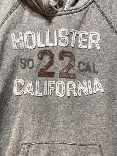Hollister Pull Over hoodie gray childrens Xl  So Cal California 22 Long Sleeve