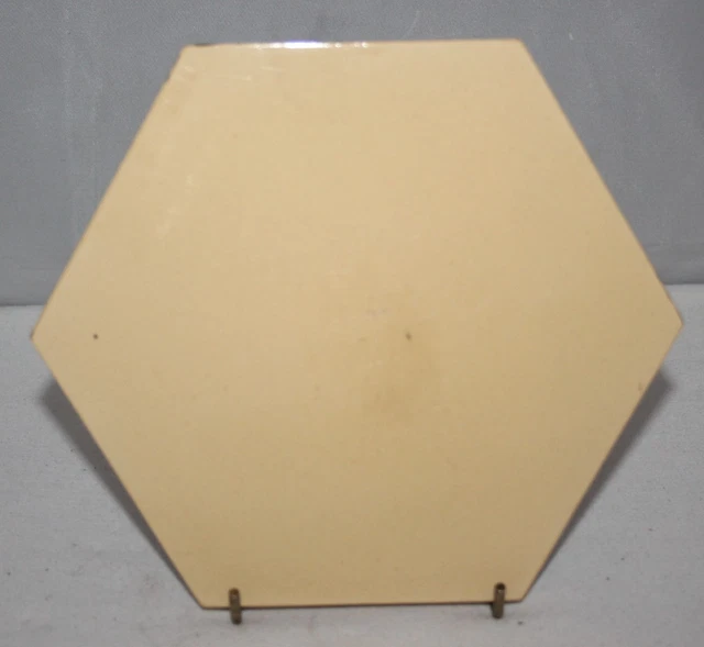 Minton Hollins - Antique Hexagonal 6 1/2" Tile - c1868