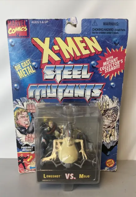 Marvel Comics 1994 X-Men Steel Mutants Longshot vs. Mojo Action Figure Brand New