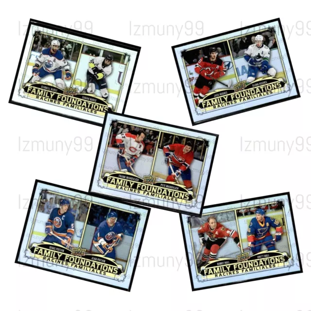 2023-24 Ud Tim Hortons Duos Family Foundations Card - Up Pick - Finish Set Pwhl