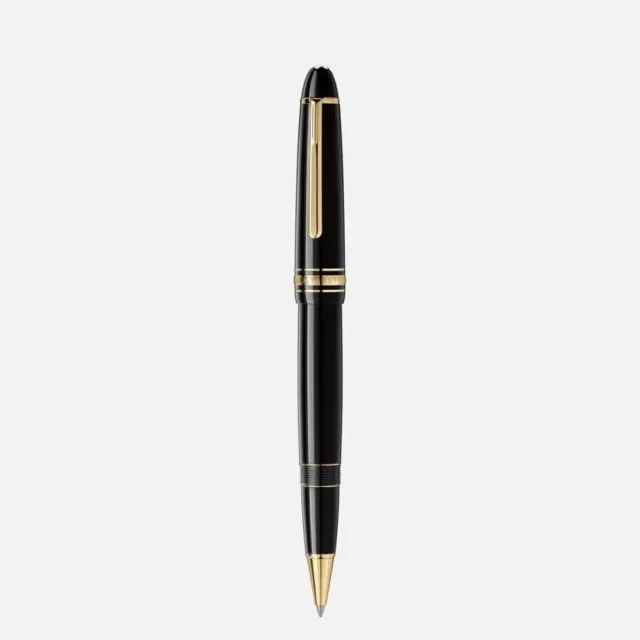 Montblanc Meisterstuck Rollerball Pen LeGrand 162 Black & Gold with 2 Refills Montblanc Meisterstuck Rollerball Pen LeGrand 162 Black & Gold with 2 Refills