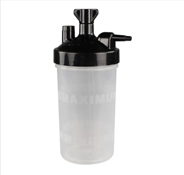 Electrolysis machine anti-backfire humidifier container