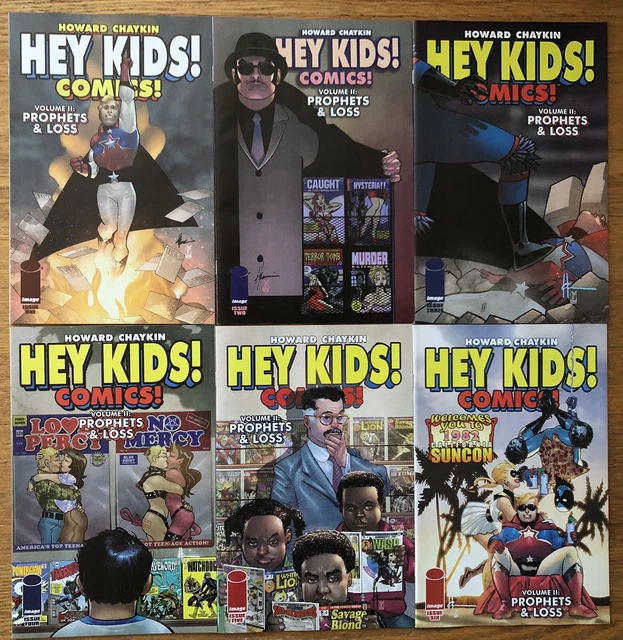 Hey Kids Comics Volume 2 1 2 3 4 5 6 Complete VF+ Howard Chaykin FREE SHIPPING