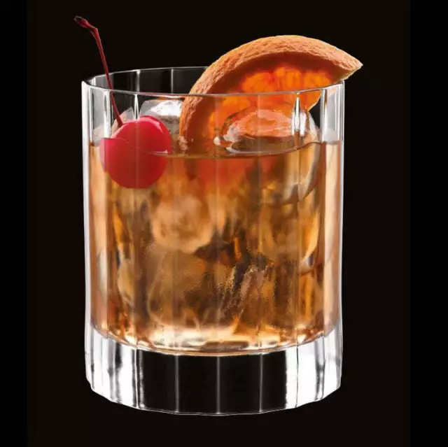 LUIGI BORMIOLI Glass Whiskey Tumbler Collins Glass Diamond Drinking Vodka Water－ 3
