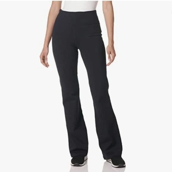 Skechers Go Walk Black Slight Flare Stretch Pull On Pants New Women's 3X