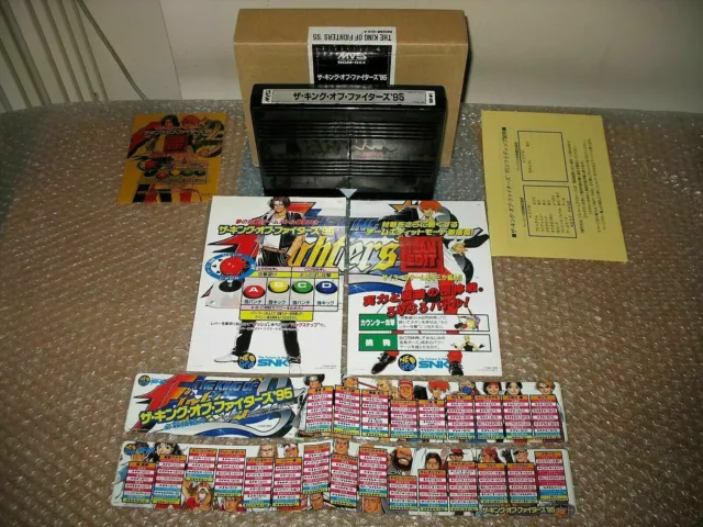 King Of Fighters 95 Neo Geo Mvs Full Kit 100% Original Snk Japanese!