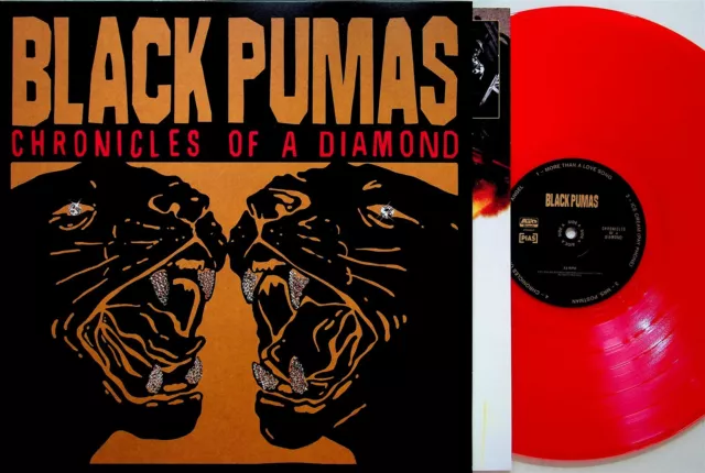BLACK PUMAS Chronicles Of A Diamond LP (NEW 2023 Vinyl) TRANSPARENT RED COLOURED