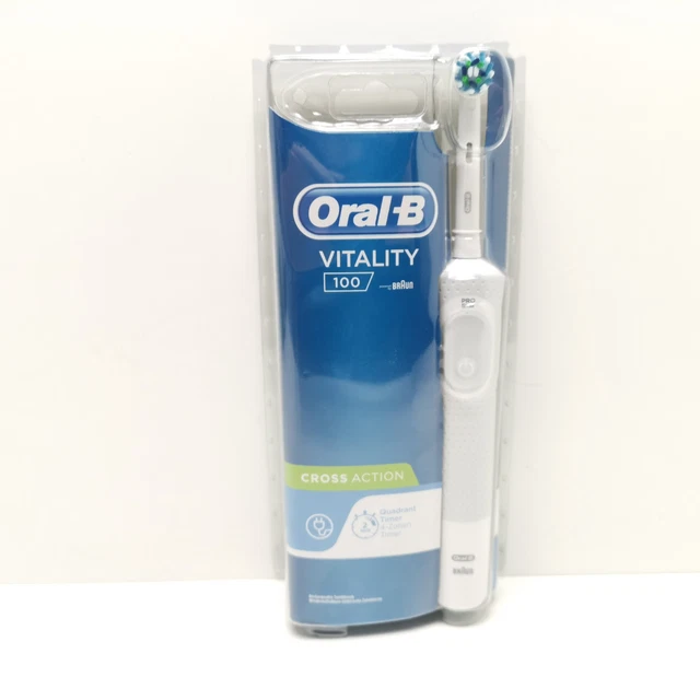 Zahnbürste Elektrisch Oral-B Vitality 100 Cross Action Weiß N (PO157572