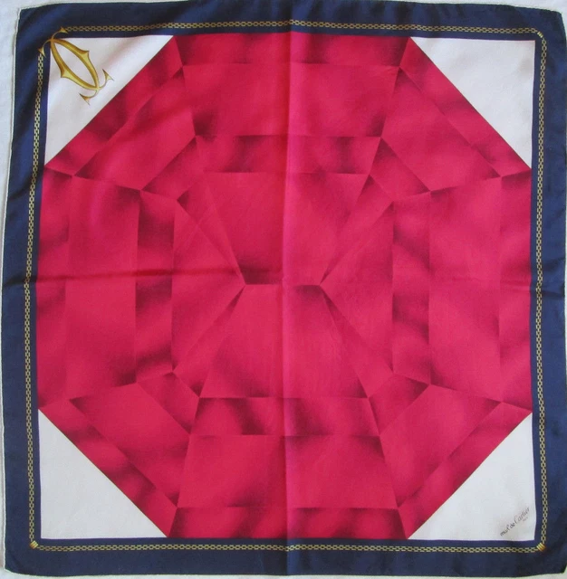 Foulard En Soie Vendôme Paris - Dimensions 84x87 Cm, Bordeaux, Motif Chasse à Courre, Vintage