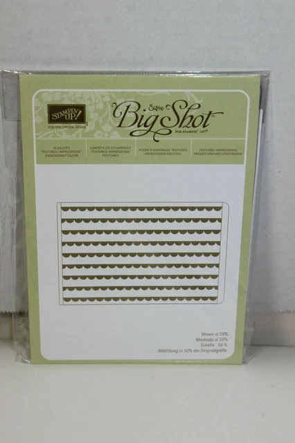 Carpeta en relieve de impresiones texturizadas dinámicas Stampin Up Sizzix