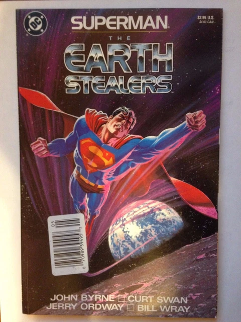 Superman The Earth Stealers Comics Book 1988 DC