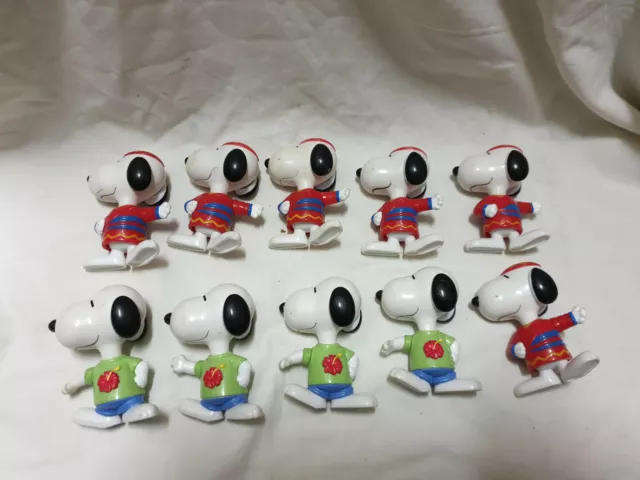 Lotto 10 Snoopy Around The World Mc Donald's Happy Meal