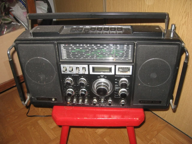 Grundig Satellit 1400 SL PROFESSIONAL / RADIO Récepteur Universel, Vintage
