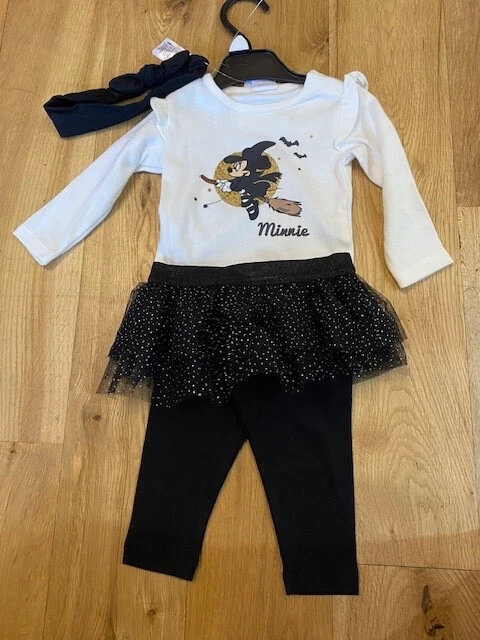 Disney Baby Girls Minnie Mouse Halloween Set Fancy Dress Costume outfit 6-9 Mths Disney Baby Girls Minnie Mouse Halloween Set Fancy Dress Costume outfit 6-9 Mths