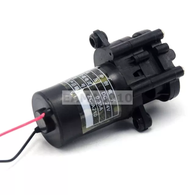 24V ZC-A210 Mini Plastic Gear Pump Self-priming Water Pump 100 degrees C