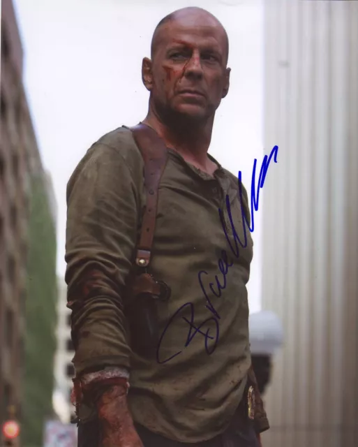 Bruce Willis - Die Hard Autograph Signed Pp Photo Poster