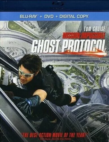 Mission Impossible: Ghost Protocol (Blu-Ray+DVD+Digital, 2011)