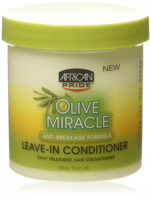 African Pride Olive Miracle Leave-In Anti-Breakage Formel tiefe Conditioner 425g