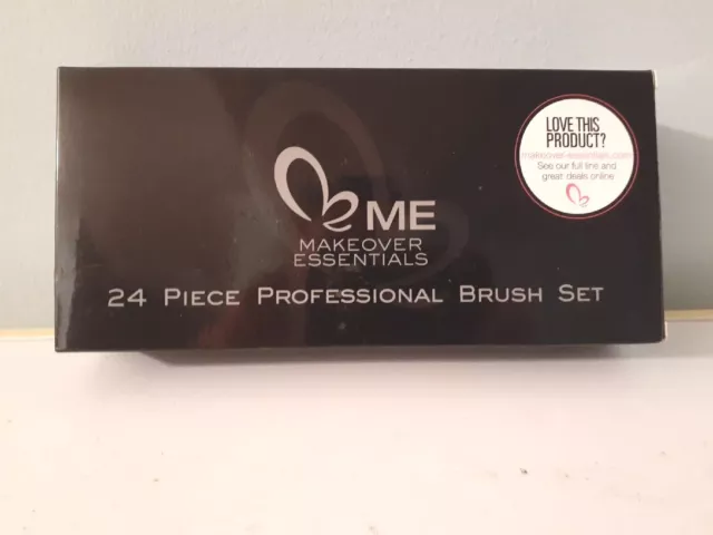 ME 24 Piece Professional Makeup Brush Set With Case Travel Finest Quality