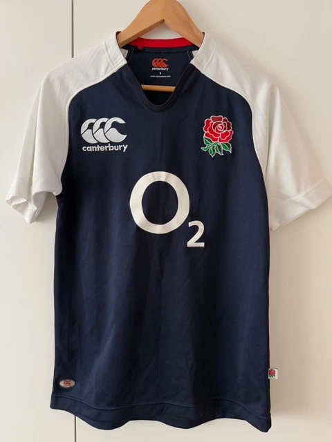 RARE ENGLAND RUGBY Player Issue Canterbury Training Shirt Top Jersey ...