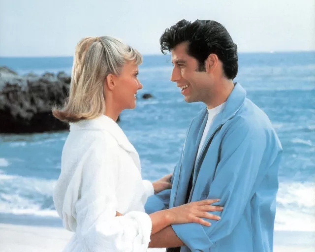 SEXY OLIVIA NEWTON-JOHN 8x10 PHOTO ICONIC DEATH JOHN TRAVOLTA GREASE