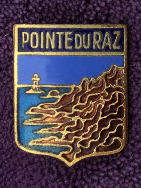 Insigne émail Côte D'Azur - Blason Touristique - Vintage