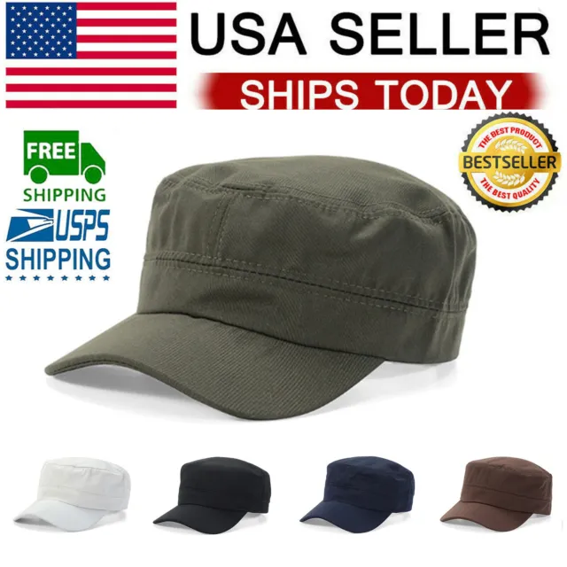 Adjustable BDU Fitted Army Cadet Military Cap Hat Patrol Castro Combat Hunting