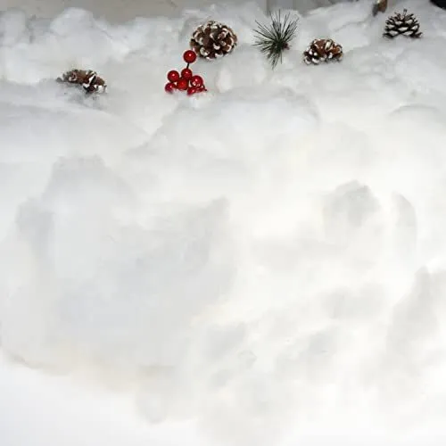 Decoración de nieve falsa Rocinha 15 onzas nieve artificial para Navidad pueblo Dis