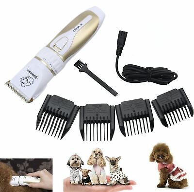 Electric Pet Hair Trimmer ~ Rechargeable Dog & Cat Grooming Kit Cordless Shaver