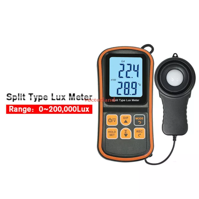 GM1030C Digital Luxmeter illuminance Light Meter 200000Lux Lux/FC illuminometer