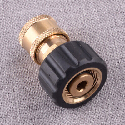 Pressure Washer M22 Male to 1/4" Quick Release Connector Plug Adapter 15mm