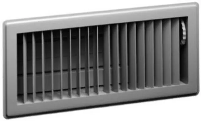 American Metal Products 413W2X10 2 x 10-Inch White Stampaire Steel Diffuser - Qu